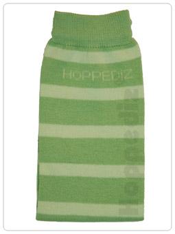 Hoppediz Beenwarmers Groen/Licht groen BIO Katoen