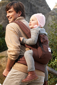 ERGO Baby Carrier Dark Chocolate ORGANIC