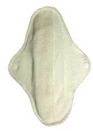 Popolini Wasbaar Maandverband Wit Set van 5 stuks ORGANIC