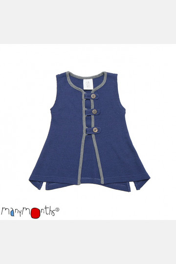 ManyMonths Wool Aquila Vest Silver Grey