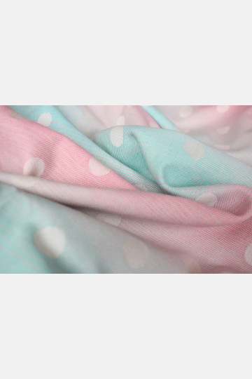 Yaro Dots Pastel Rainbow Ring Sling
