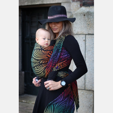 Yaro Dandy Black Autumn Rainbow Ring Sling