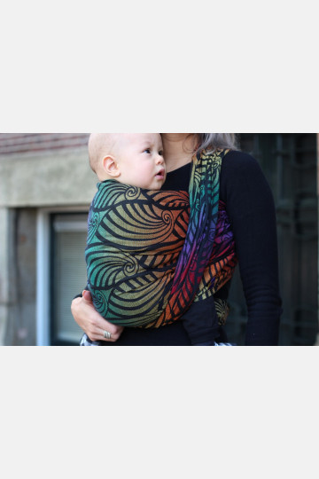 Yaro Dandy Black Autumn Rainbow Ring Sling