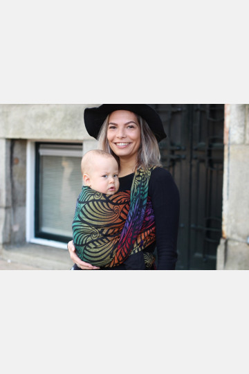 Yaro Dandy Black Autumn Rainbow Ring Sling
