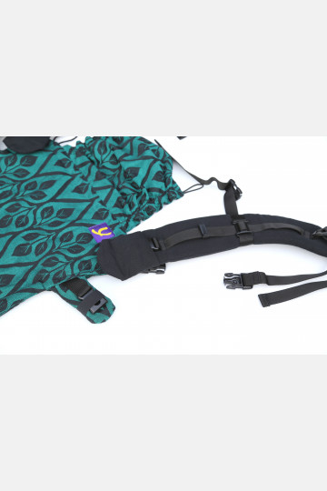 Yaro Flex Full Buckle Shoulder Straps Black