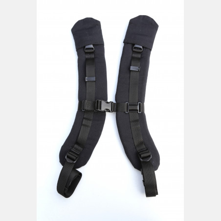 Yaro Flex Full Buckle Shoulder Straps Black