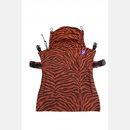 Yaro Flex Back Panel Tiger Black Orange