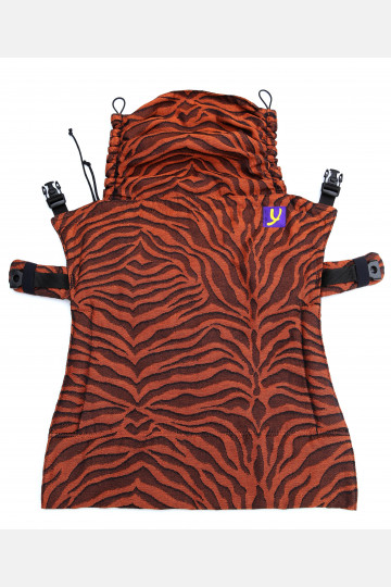 Yaro Flex Back Panel Tiger Black Orange