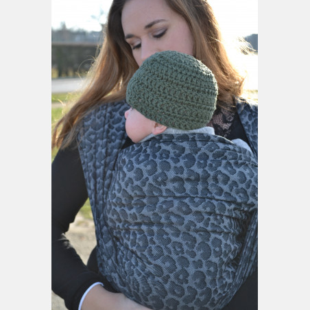 Yaro Pussycat Black Grey Ring Sling