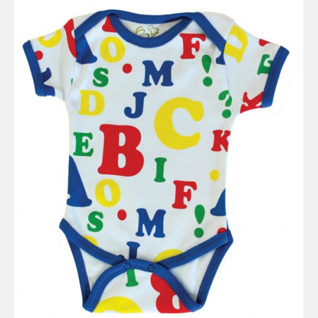 Baby Body Short Sleeve Letters