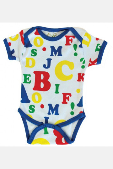 Baby Body Short Sleeve Letters