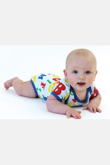 Baby Body Short Sleeve Letters