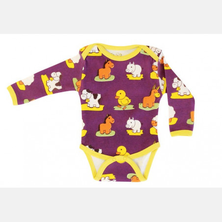 Baby Body Long Sleeve Animals