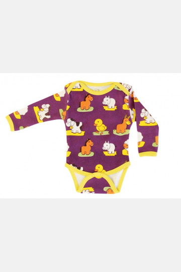 Baby Body Long Sleeve Animals