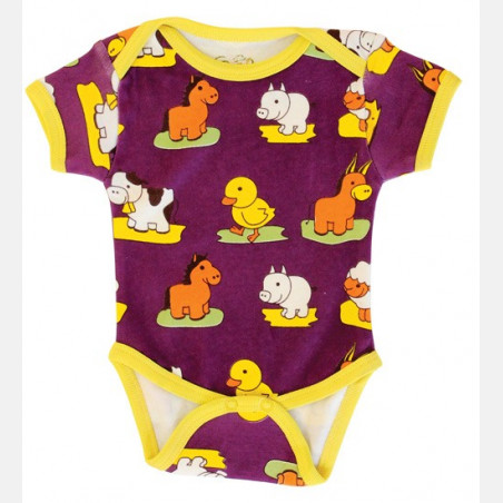 Baby Body Short Sleeve Animals