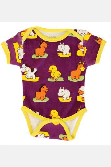 Baby Body Short Sleeve Animals