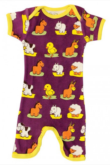 Jumpsuit Short Sleeve Animals