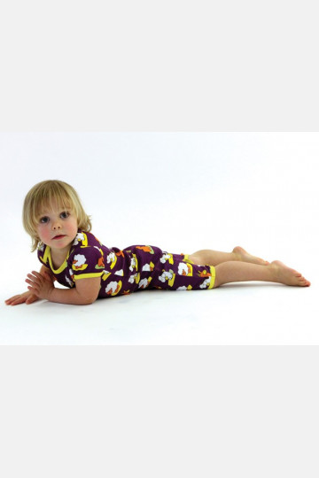 Jumpsuit Short Sleeve Animals