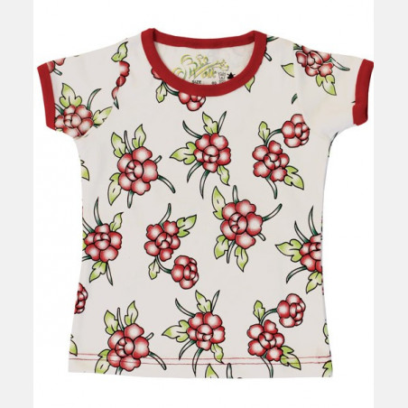 Shirt Short Sleeve Flowers