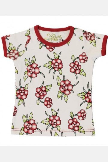 Shirt Short Sleeve Flowers