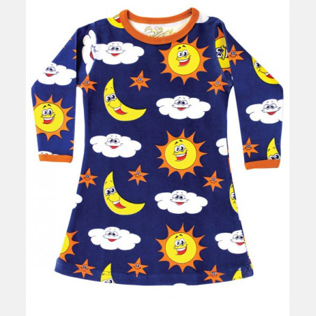 Dress Long Sleeve Sky