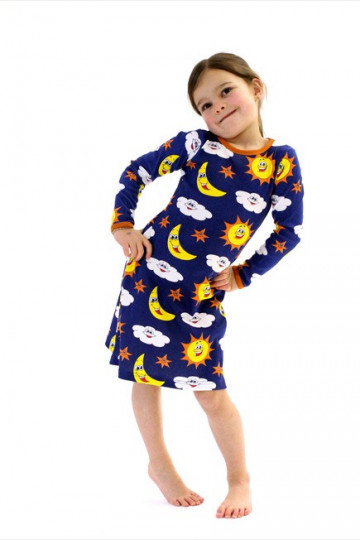 Dress Long Sleeve Sky