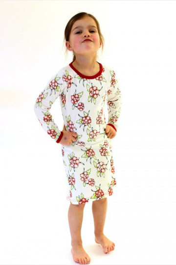 Dress Long Sleeve Flowers