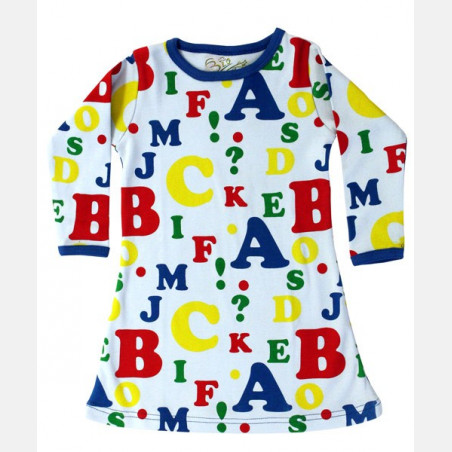 Dress Long Sleeve Letters