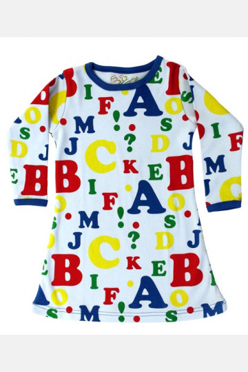 Dress Long Sleeve Letters