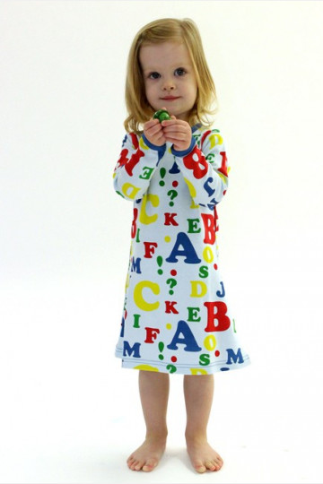 Dress Long Sleeve Letters