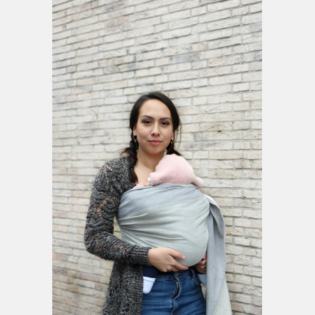 Yaro Newborn Grey - Woven Baby Wrap