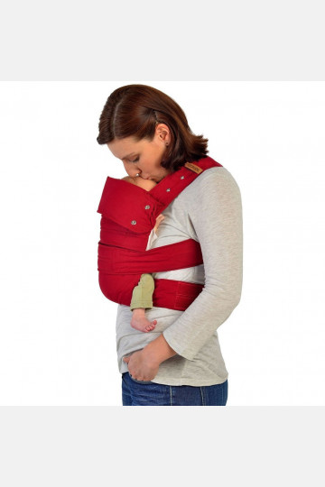 Marsupi Plus Rood - Ergonomische Draagzak | Slingomama