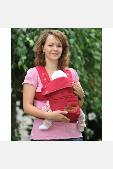 Marsupi Plus Rood - Ergonomische Draagzak | Slingomama