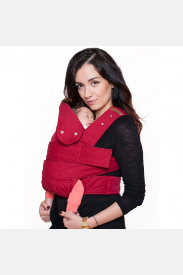 Marsupi Plus Rood - Ergonomische Draagzak | Slingomama