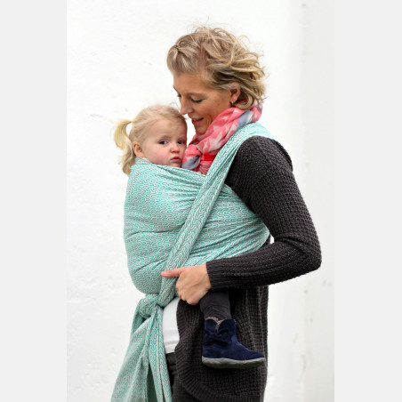Yaro Turtle Emerald - Woven Baby Wrap
