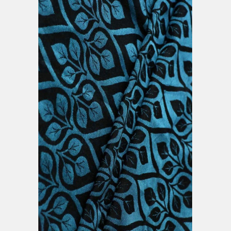 Yaro La Vita Blue-Black Linen - Woven Baby Wrap