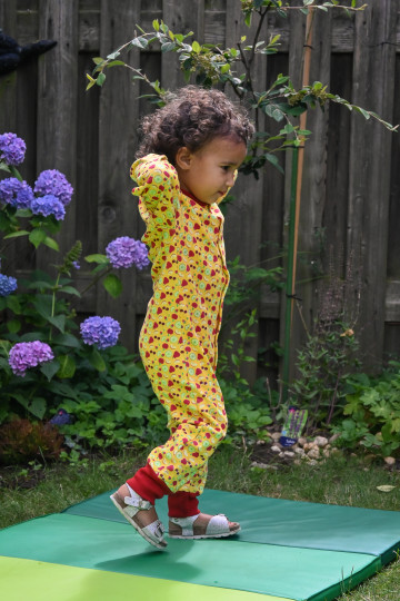 Biowolk Jumpsuit with Buttons Fruit