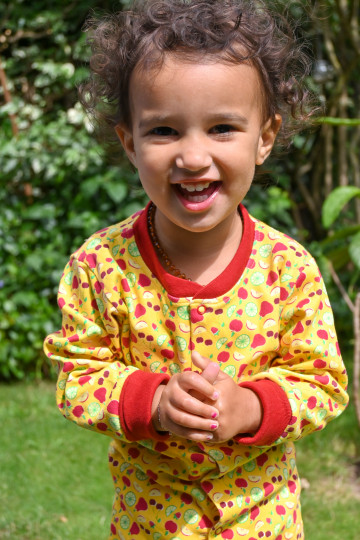 Biowolk Jumpsuit with Buttons Fruit