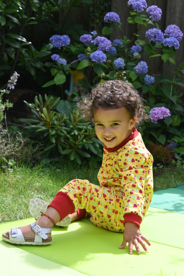 Biowolk Jumpsuit with Buttons Fruit