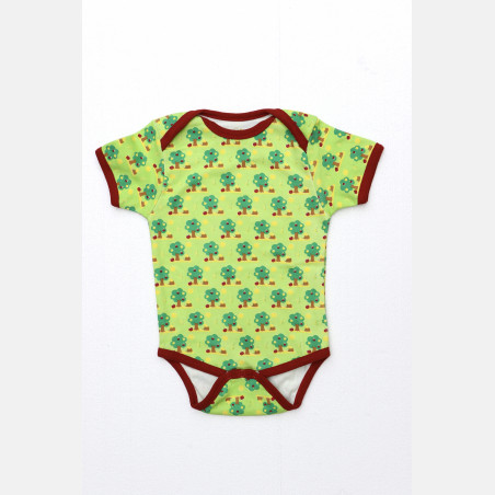 Biowolk Baby Body Short Sleeve Trees