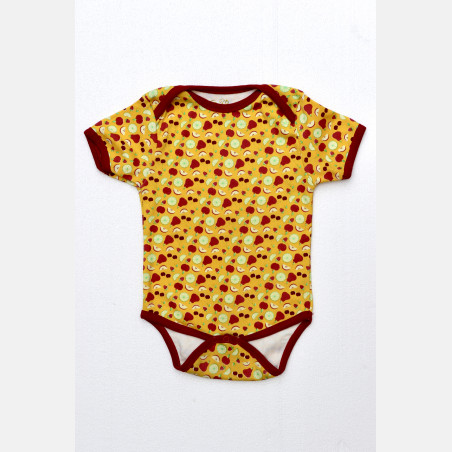 Biowolk Baby Body Short Sleeve Fruit | Organic Clothes | Slingomama