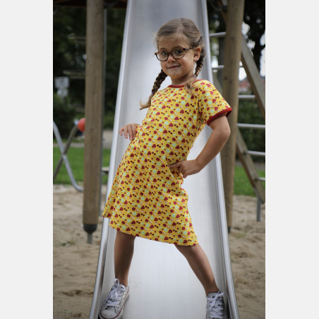 Biowolk Dress Short Sleeve Fruit