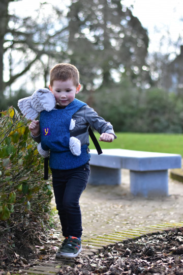 Yaro Doll Carrier Jeans Blue Black - Ergonomische Draagzak | Slingomama