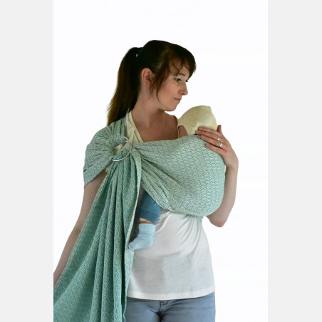 Yaro Turtle Emerald Ring Sling