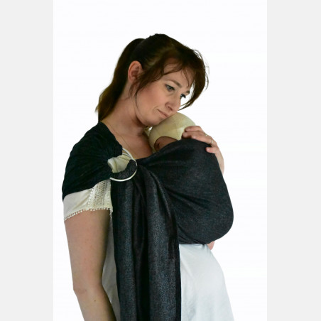 Yaro Jeans Grey Black Ring Sling