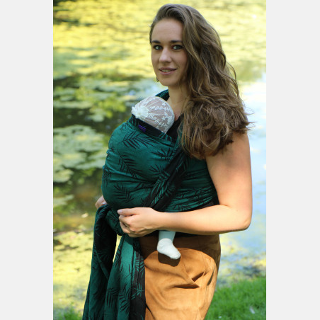 Yaro Bahamas Black Emerald - Woven Baby Wrap