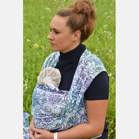 Yaro Ava Trinity Peacock Rainbow Tencel - Geweven Draagdoek