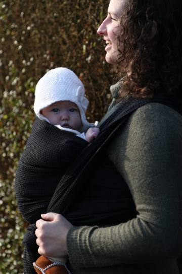 Yaro Waffles Black Ring Sling