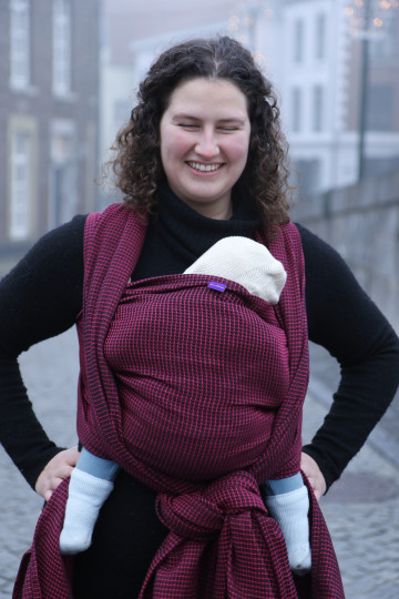 Yaro Waffles Black Pink Ring Sling