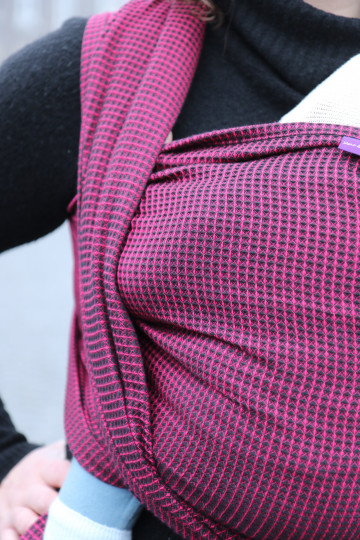 Yaro Waffles Black Pink Ring Sling